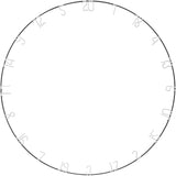 Designa Metal Number Ring - for Dartboards - Complete Outer Ring