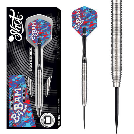 Shot Bradley Brooks Darts - Steel Tip - 90% Tungsten - Gen 2