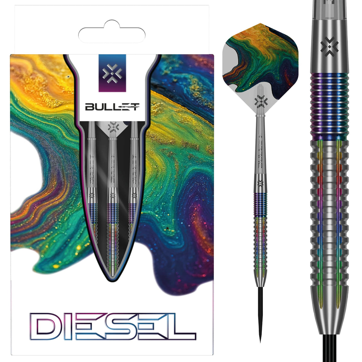 Bullet Diesel Darts - Steel Tip - 90% Tungsten