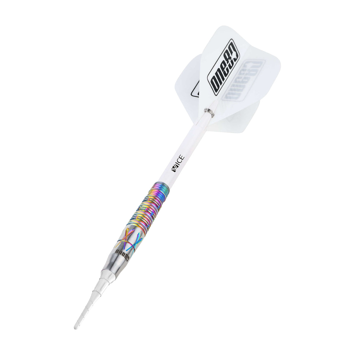 One80 Noriyuki Nakamura Darts - Soft Tip - 90% Tungsten - V4 - Rainbow