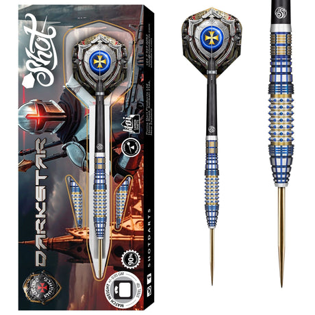 Shot Future Knights Darts - Steel Tip - 90% Tungsten - Darkstar