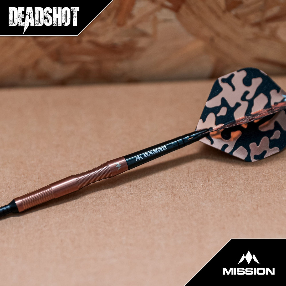 Mission Dead Shot Darts - Soft Tip - 95% Tungsten - Bronze - 19g