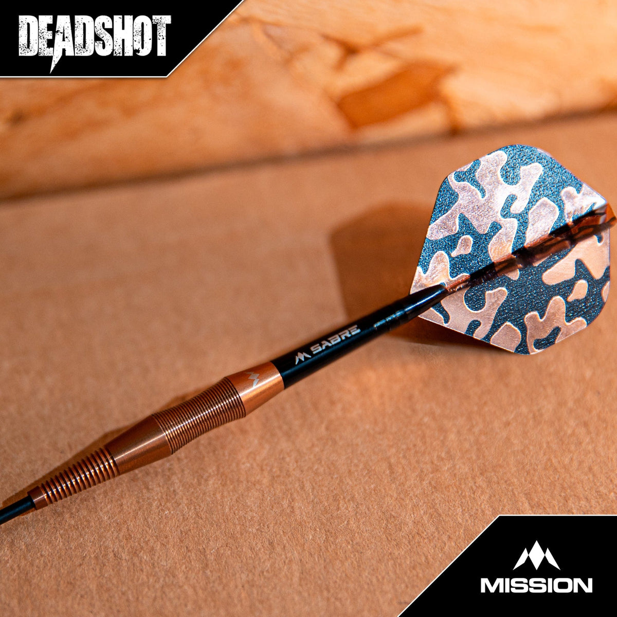 Mission Dead Shot Darts - Steel Tip - 95% Tungsten - Bronze