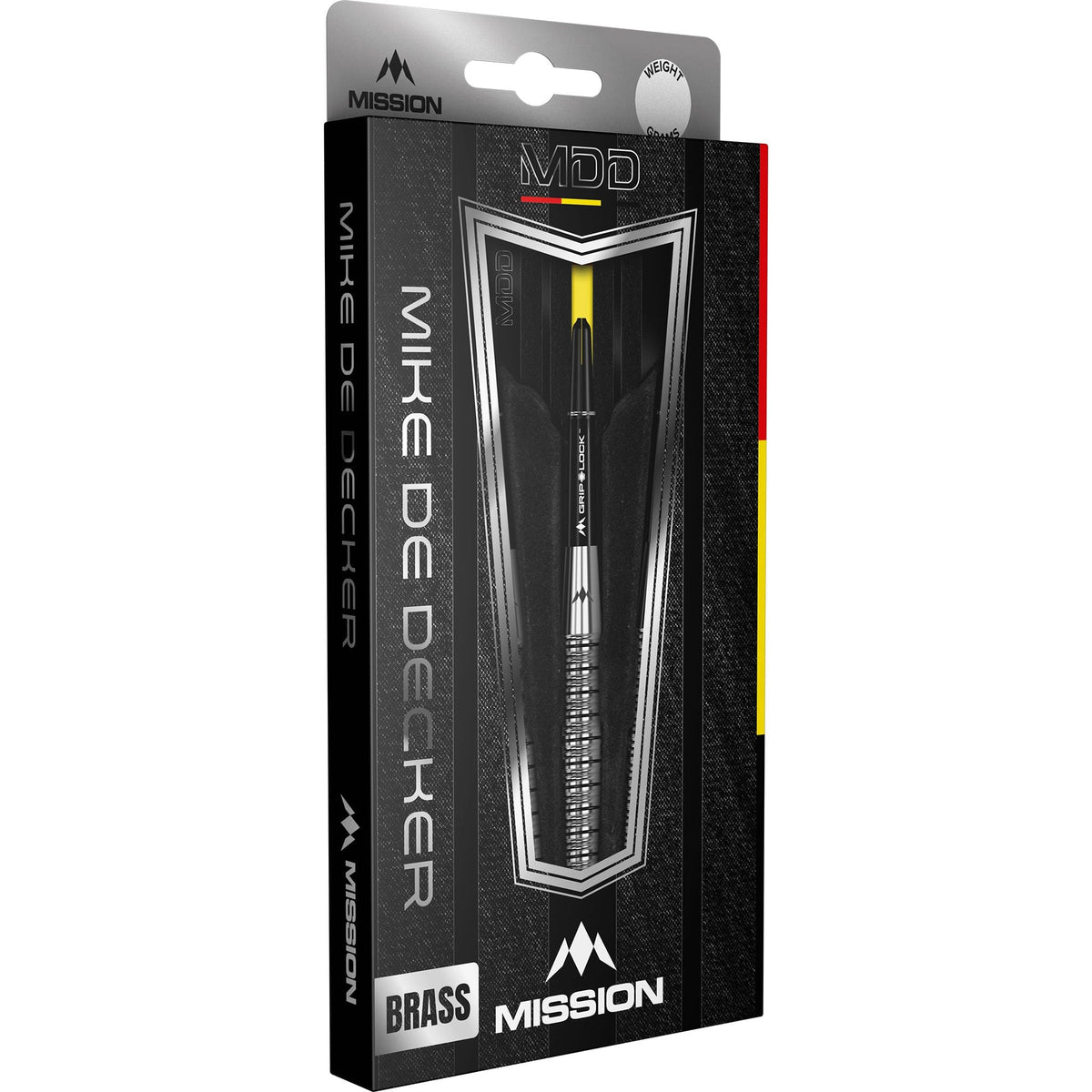 Mission Mike De Decker Darts - Steel Tip - Brass - Tungsten Look - 20g