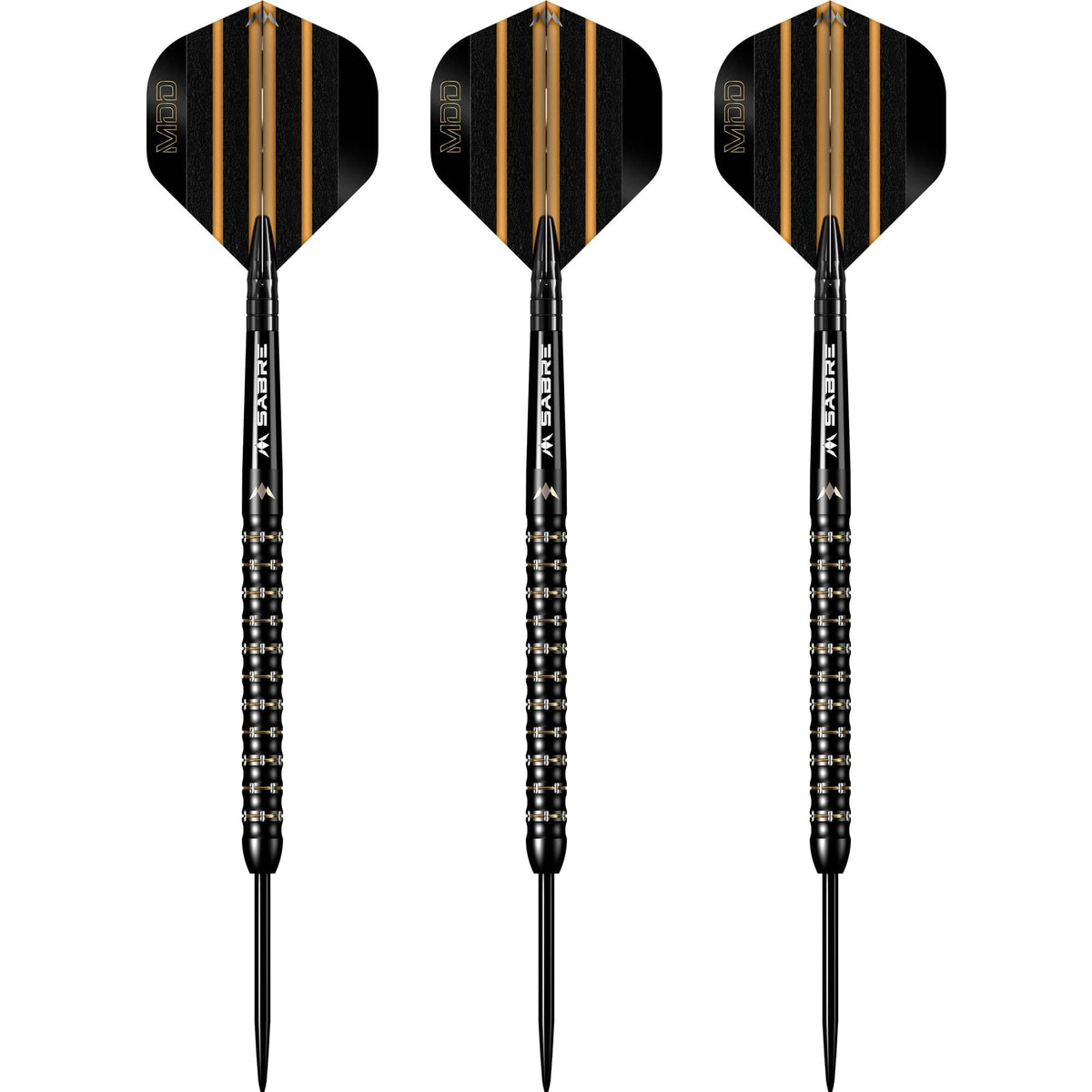 Mission Mike De Decker Darts - Steel Tip - 95% Tungsten - Black & Gold PVD