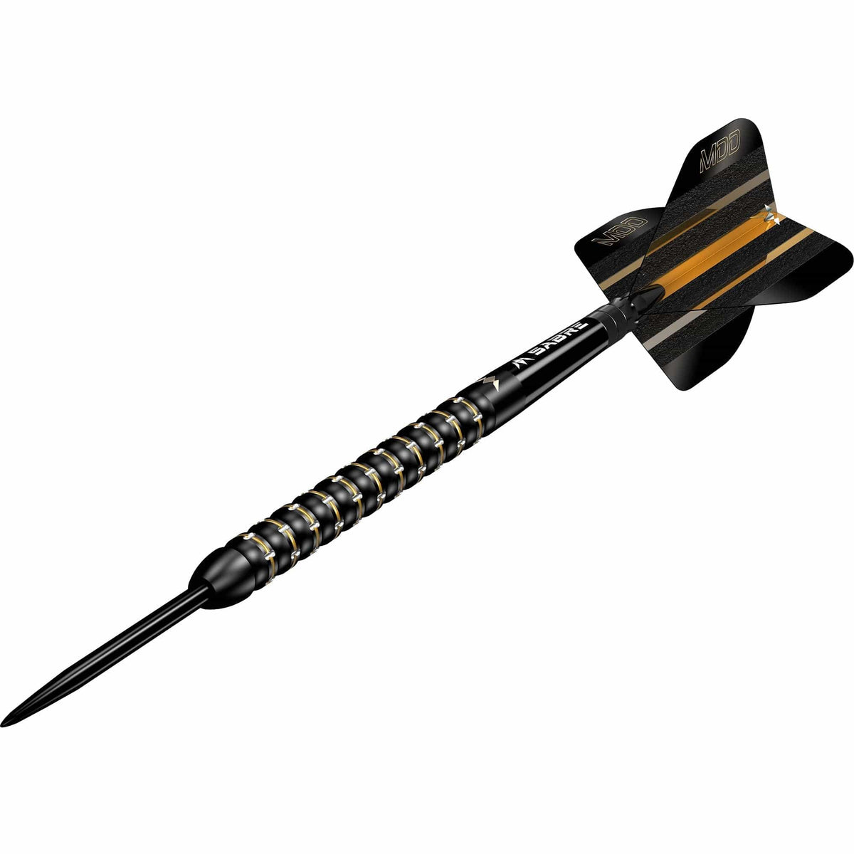 Mission Mike De Decker Darts - Steel Tip - 95% Tungsten - Black & Gold PVD