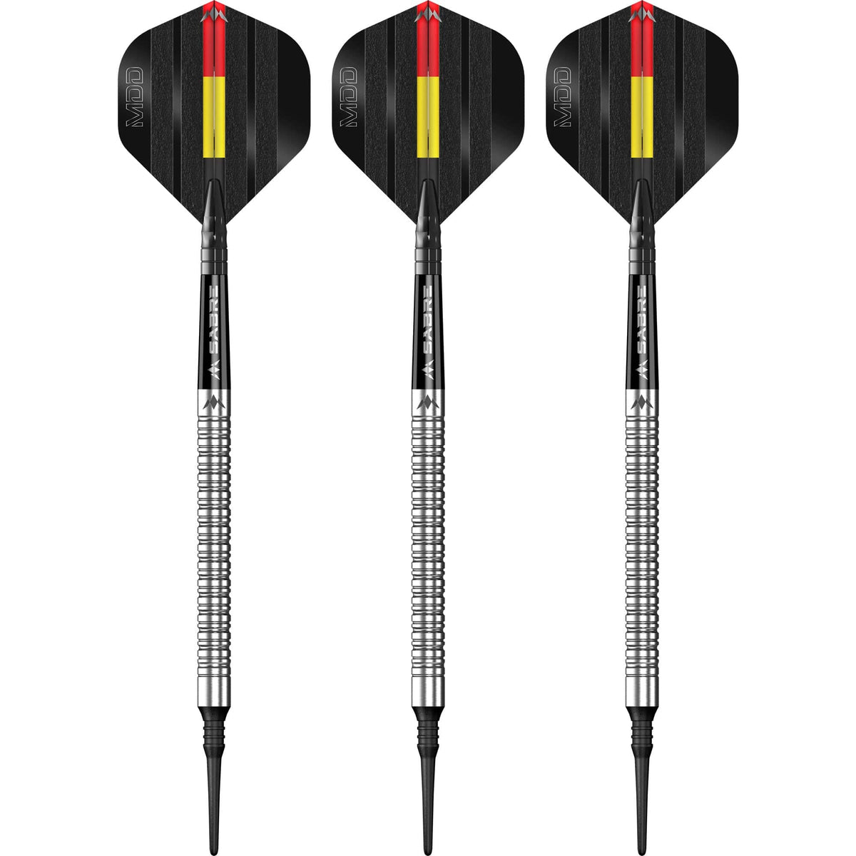 Mission Mike De Decker Darts - Soft Tip - 95% Tungsten - Silver - 20g