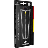Mission Mike De Decker Darts - Soft Tip - 95% Tungsten - Silver - 20g