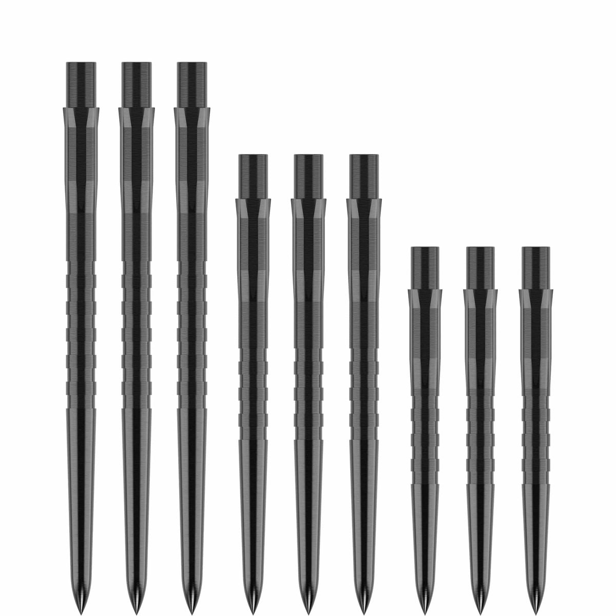 Mission Caliburn Replaceable Dart Points - Grooved - Black