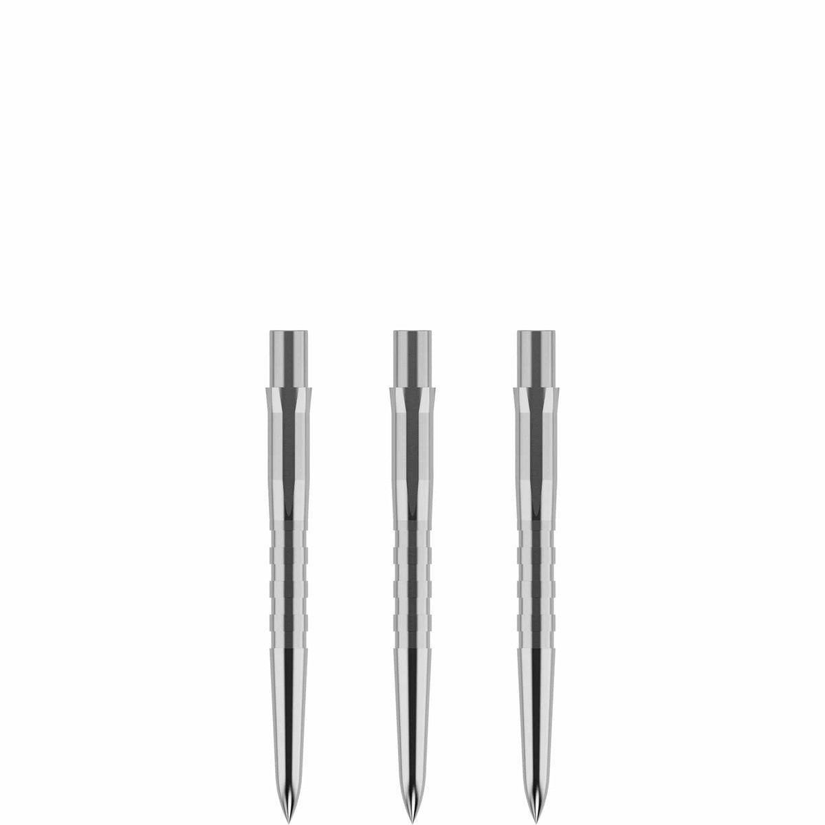Mission Caliburn Replaceable Dart Points - Grooved - Silver