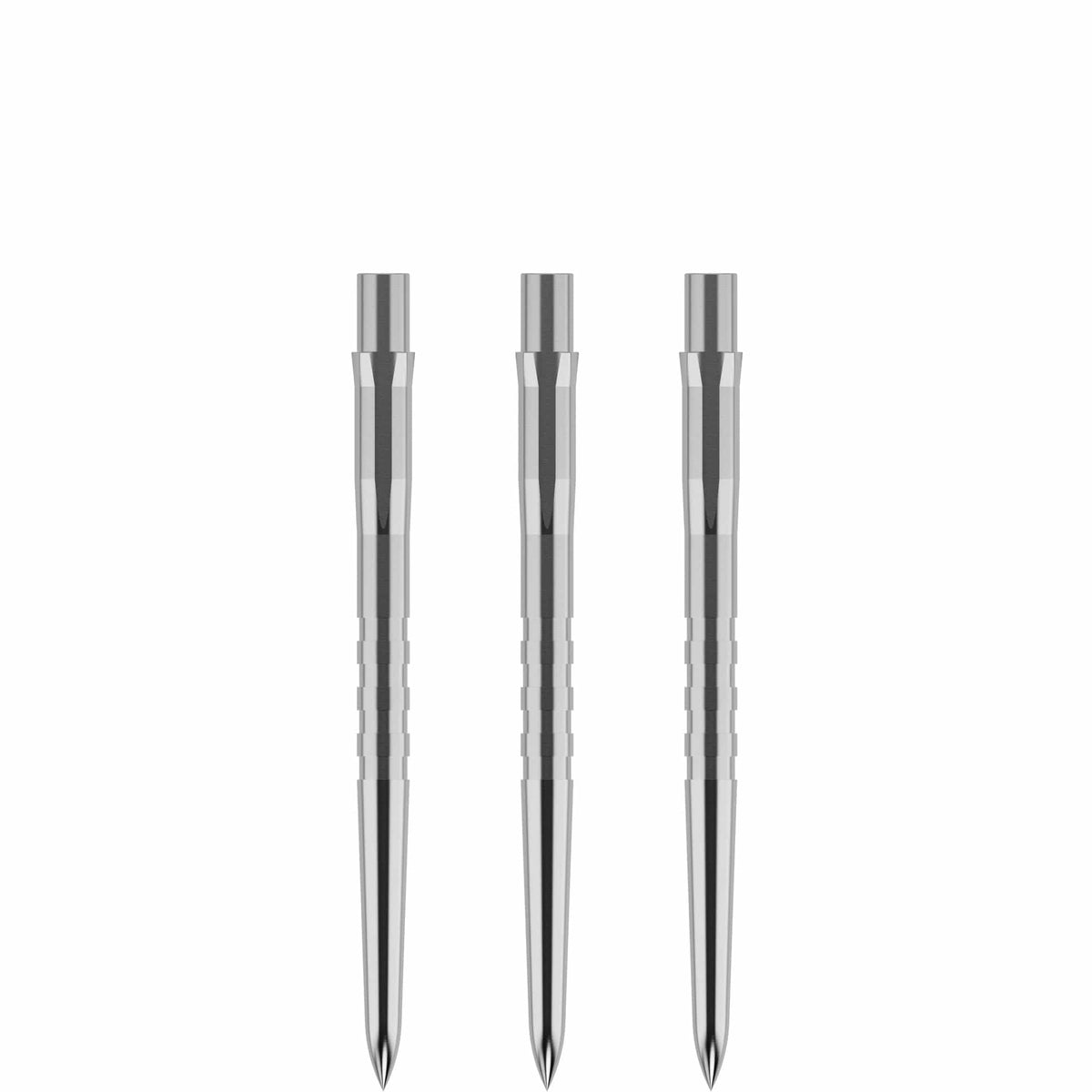 Mission Caliburn Replaceable Dart Points - Grooved - Silver