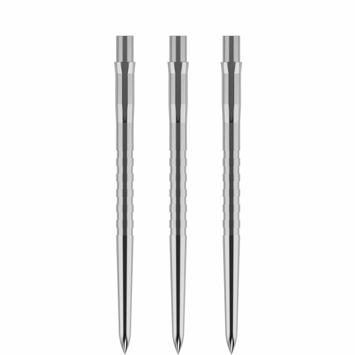 Mission Caliburn Replaceable Dart Points - Grooved - Silver