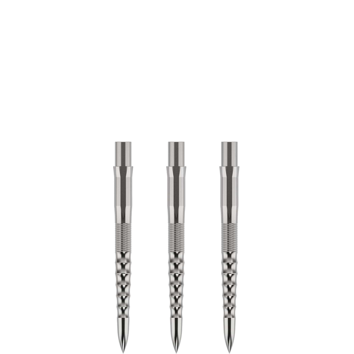 Mission Caliburn Replaceable Dart Points - Ripple - Silver