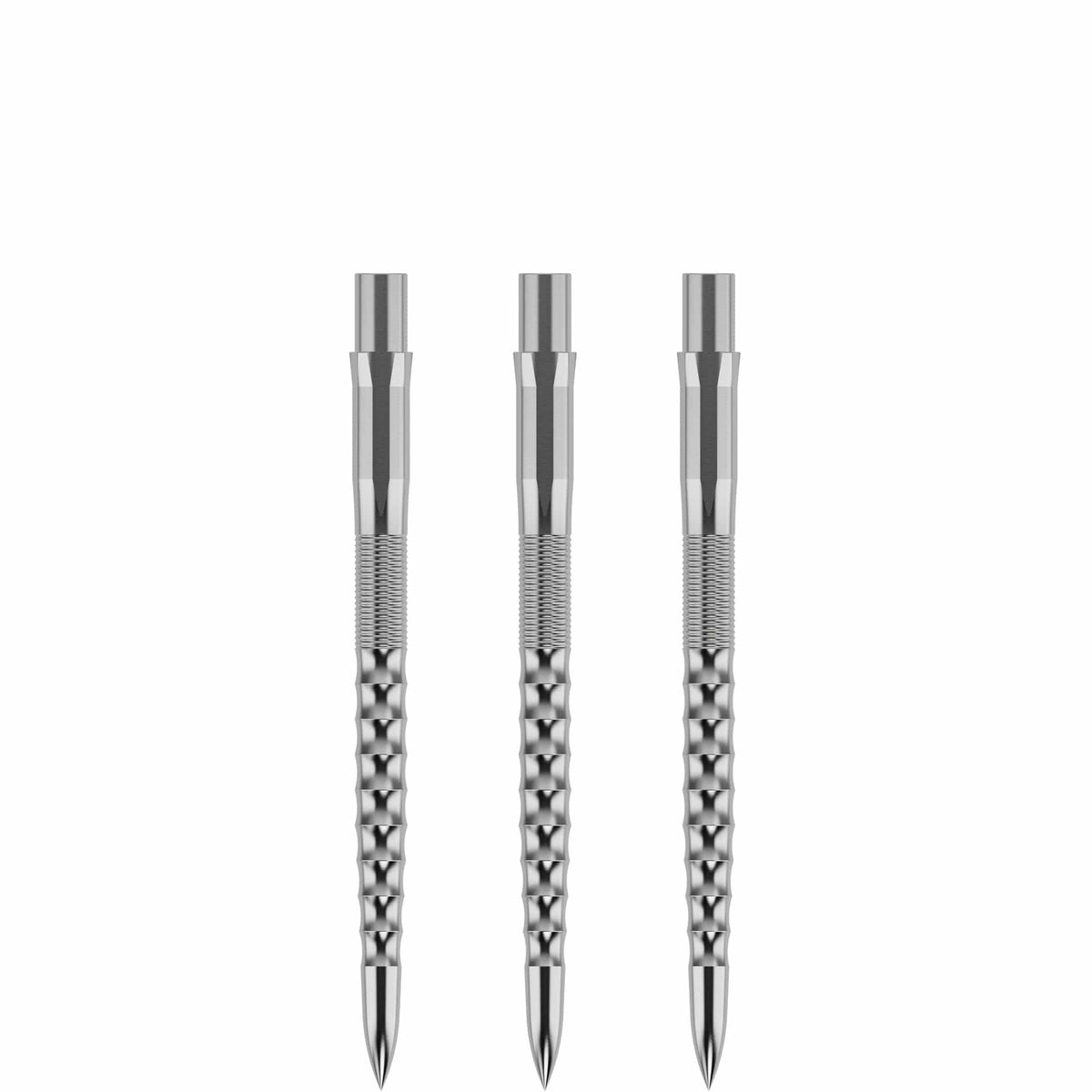 Mission Caliburn Replaceable Dart Points - Ripple - Silver