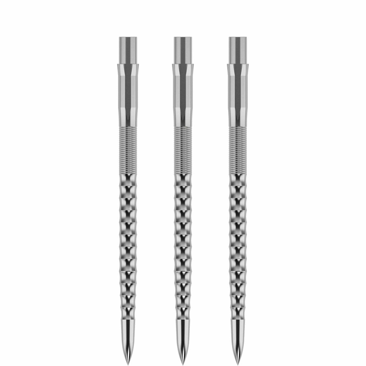 Mission Caliburn Replaceable Dart Points - Ripple - Silver