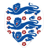 England Football Dart Flights - Official Licensed - 100 Micron - No2 - Std - F3 - 3 Lions