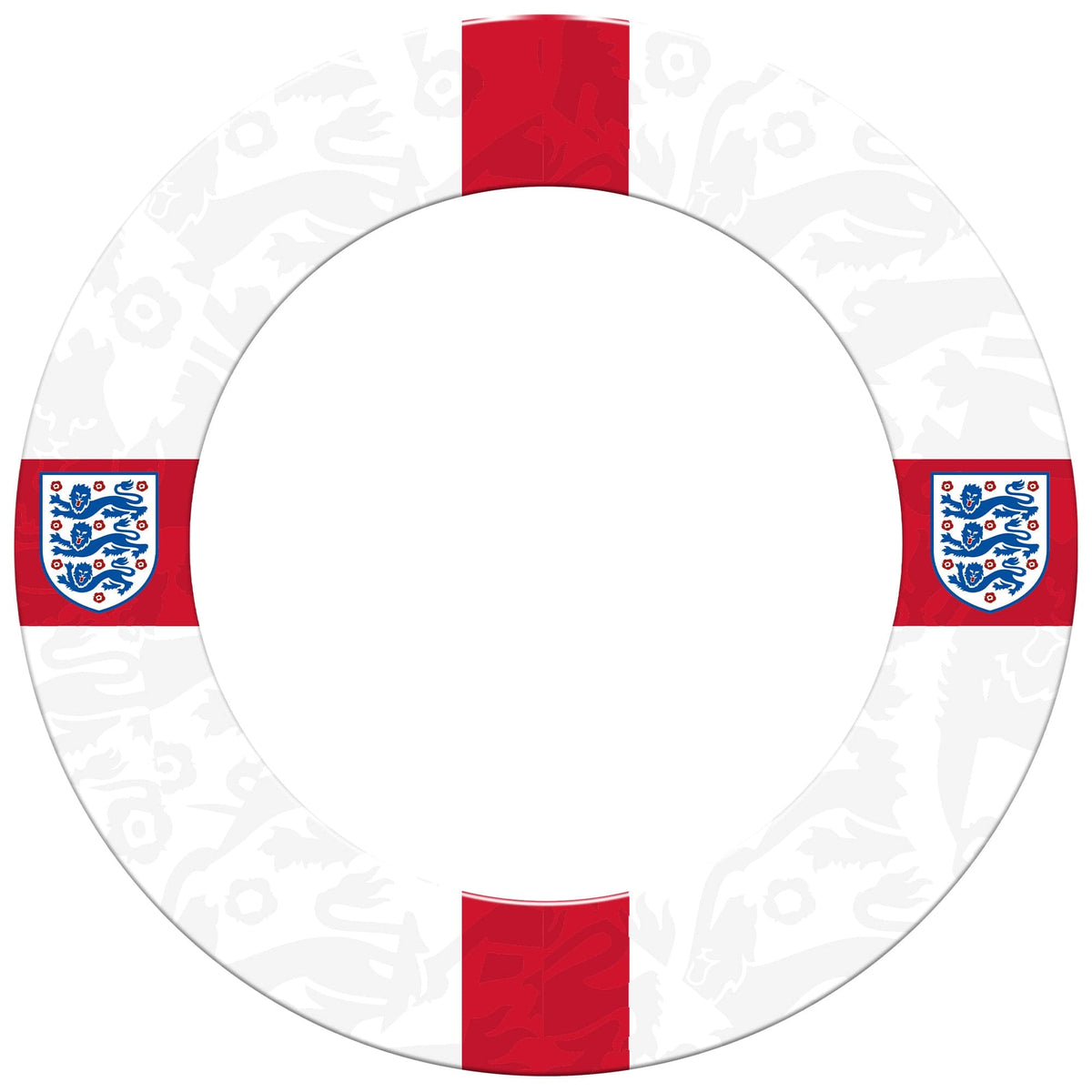 England Printed Dartboard & Printed Surround - St George