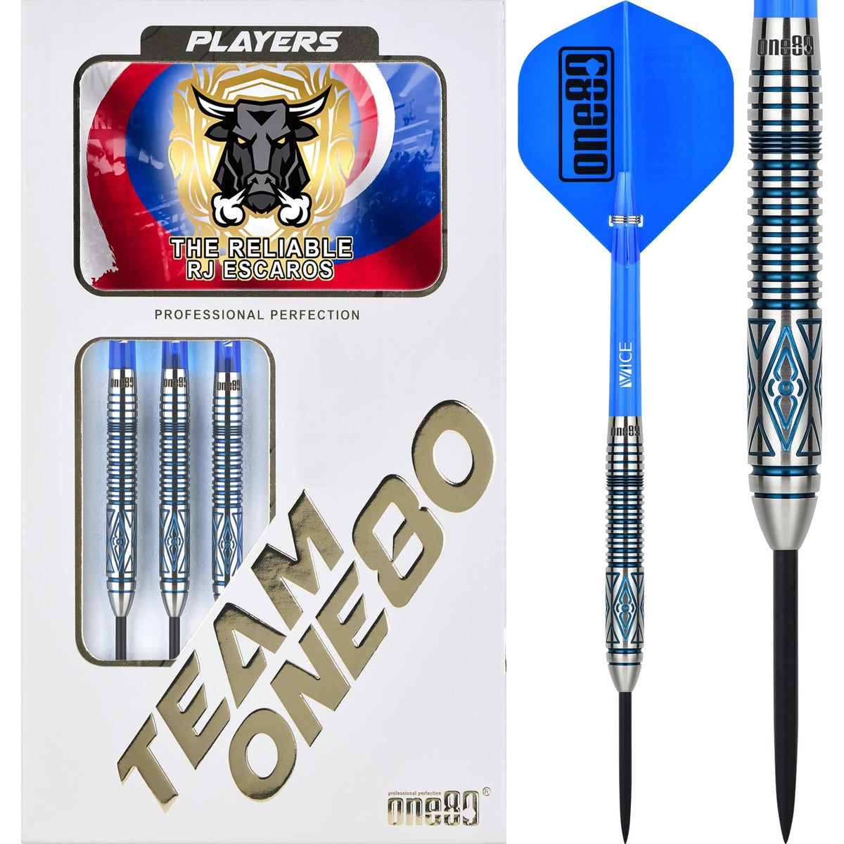 One80 RJ Escaros Darts - Steel Tip - 90% Tungsten