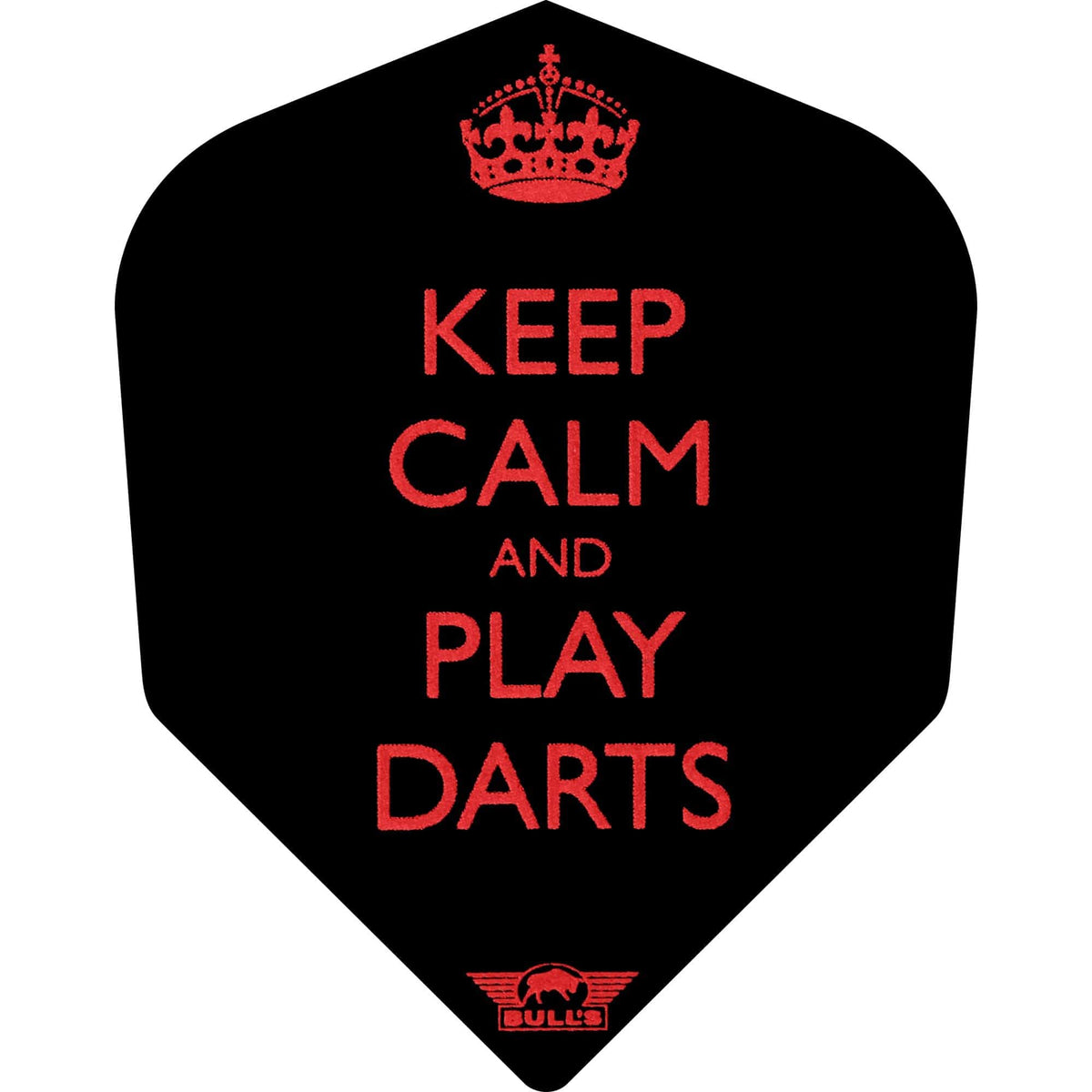 Bulls Powerflite Dart Flights - 100 - Std - Keep Calm