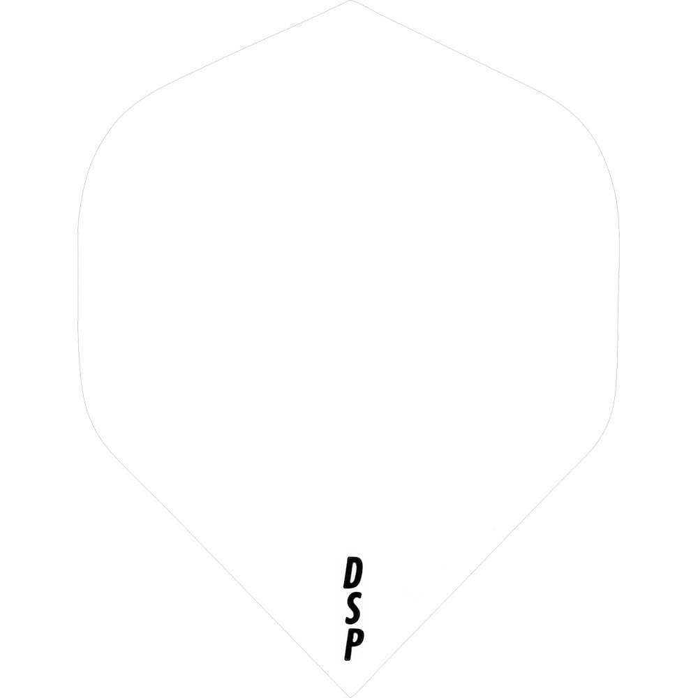 *Dart Flights - Poly Plain Original - Std White