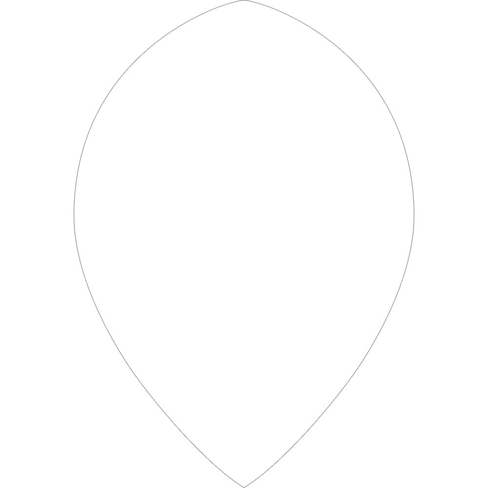 *Dart Flights - Poly Plain Original - Pear