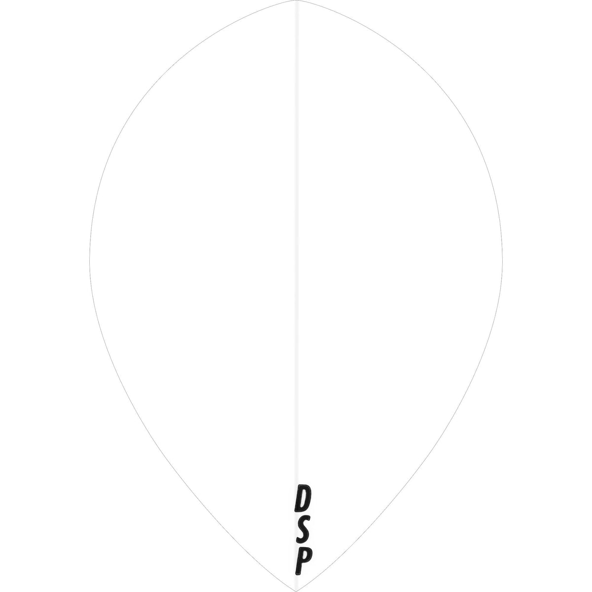 *Dart Flights - Poly Plain Original - Pear White