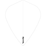 *Dart Flights - Poly Plain Original - Kite Clear