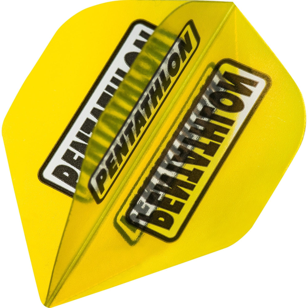 Dart Flights - Pentathlon Colours - Extra Strong - Clear Window - Std