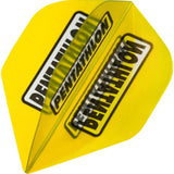 Dart Flights - Pentathlon Colours - Extra Strong - Clear Window - Std