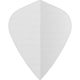 *Designa Dart Flights - Fabric Rip Stop Nylon - Longlife - Kite White
