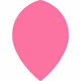 *Dart Flights - Poly Plain Fluoresent - Pear - Fluro Fluro Pink