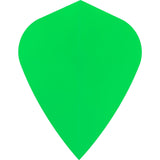 *Dart Flights - Poly Plain Fluoresent - Kite - Fluro Fluro Green