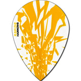 *Harrows Rapide Dart Flights - Pear Shape - 100 Micron Yellow
