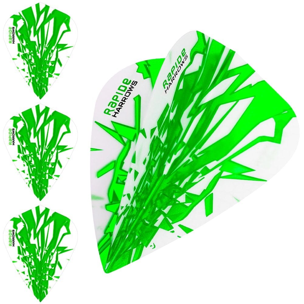 *Harrows Rapide Dart Flights - Kite Shape - 100 Micron