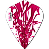*Harrows Rapide Dart Flights - Kite Shape - 100 Micron Pink