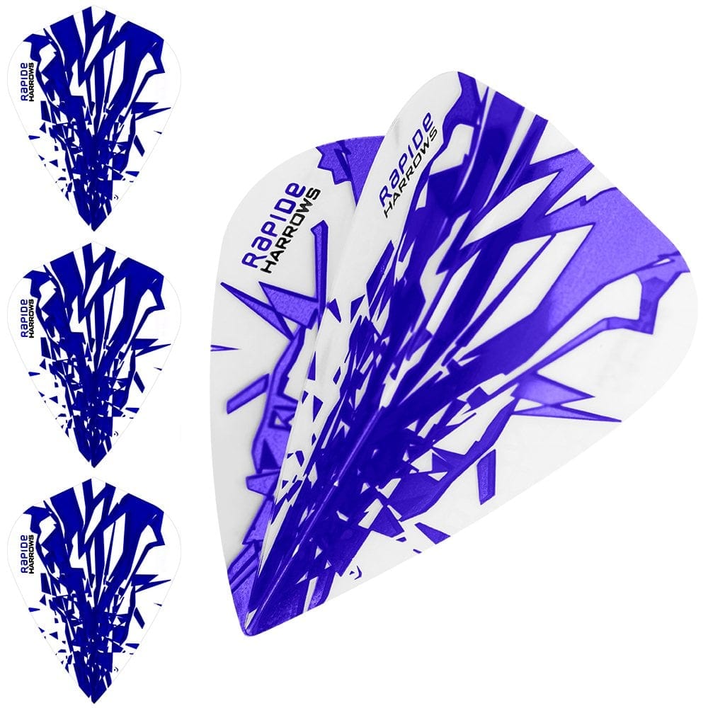 *Harrows Rapide Dart Flights - Kite Shape - 100 Micron