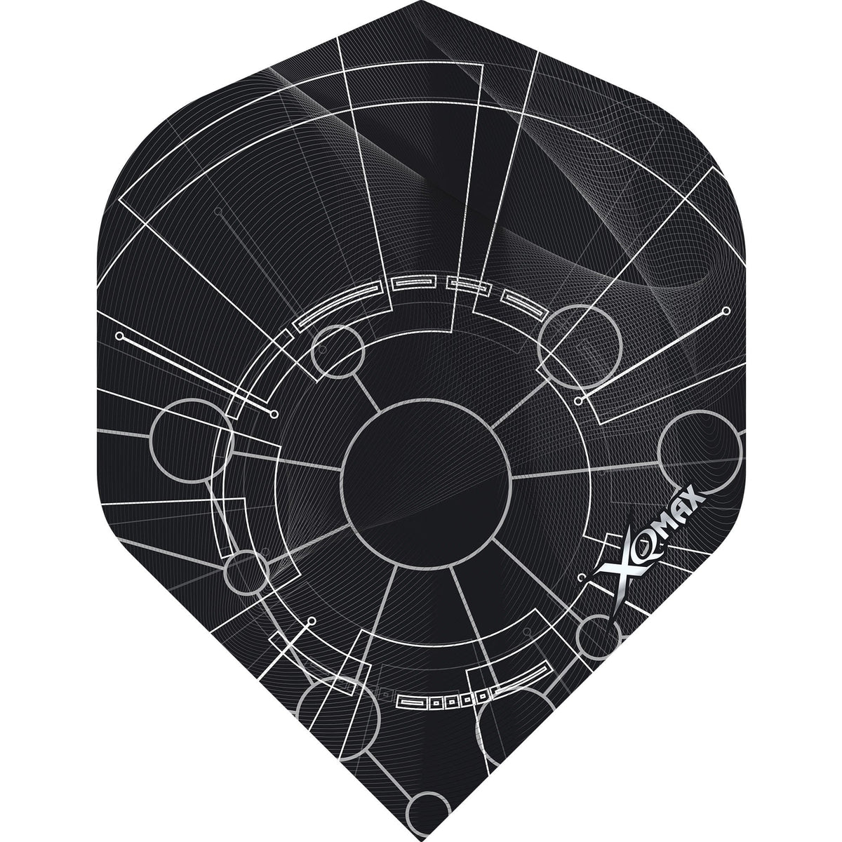 *XQMax Dart Flights - Max Flight - 100 - No2 - Std - Velocity