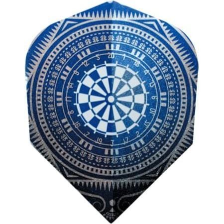 *Harrows Dart Flights - Quadro - Poly Classic - Std - Blue Dartboard