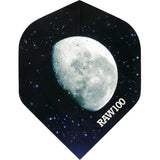 *Dart Flights - Raw 100 - 100 Micron - Std - Space Moon