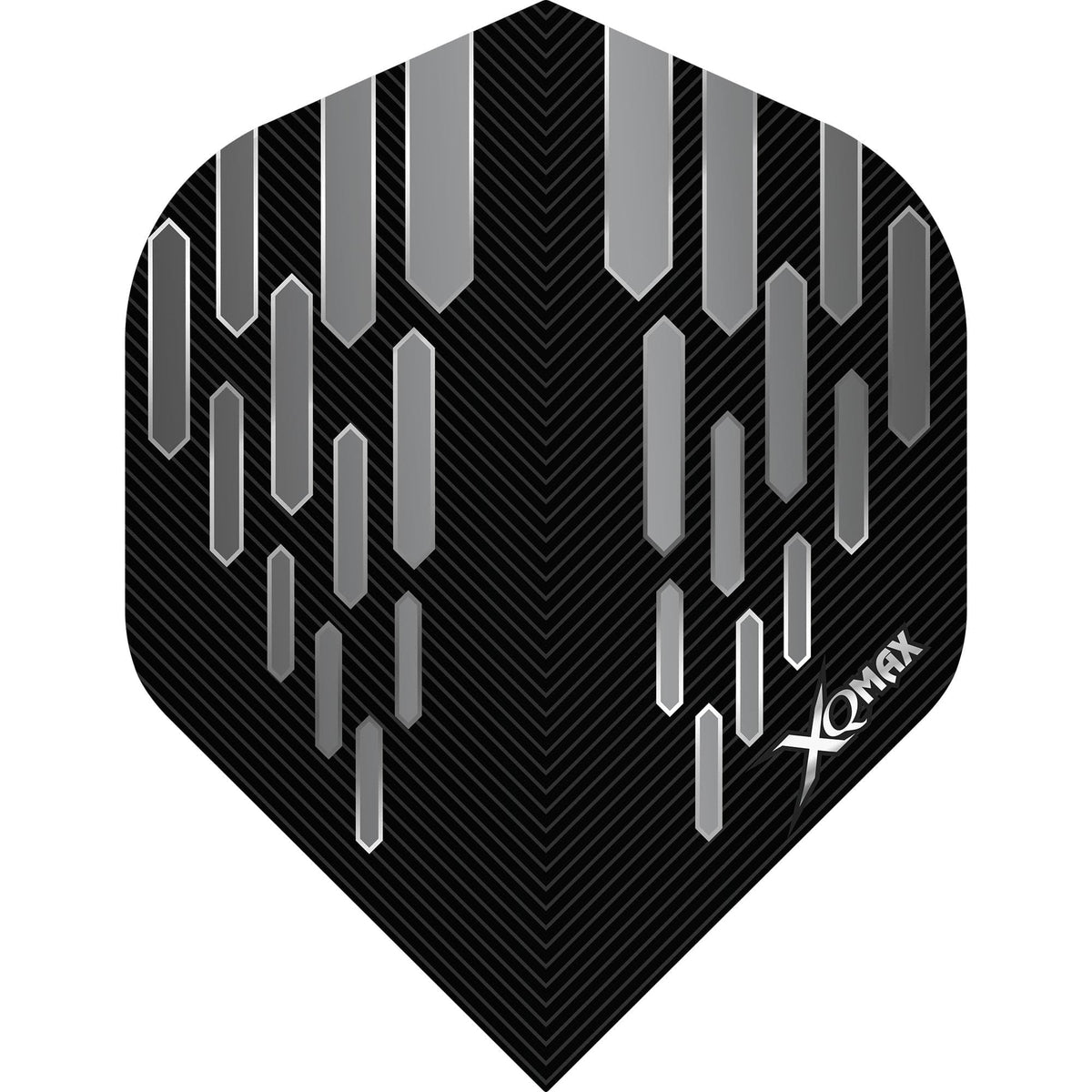 *XQMax Dart Flights - Max Flight - 100 - No2 - Std - Contour Grey