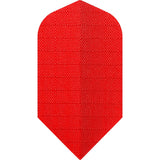 *Designa Dart Flights - Fabric Rip Stop Nylon - Longlife - Slim Red