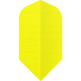 *Designa Dart Flights - Fabric Rip Stop Nylon - Longlife - Slim Fluro Yellow