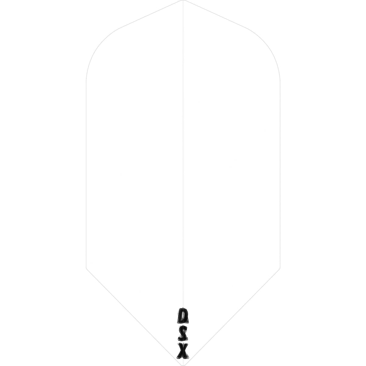 *Designa DSX100 Dart Flights - Slim Clear