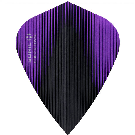 *Harrows Sonic X Dart Flights - Kite Shape - Sonic-X Purple