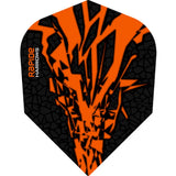 *Harrows Rapide X Dart Flights - Std Shape - Rapide-X Orange