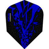 *Harrows Rapide X Dart Flights - Std Shape - Rapide-X Dark Blue