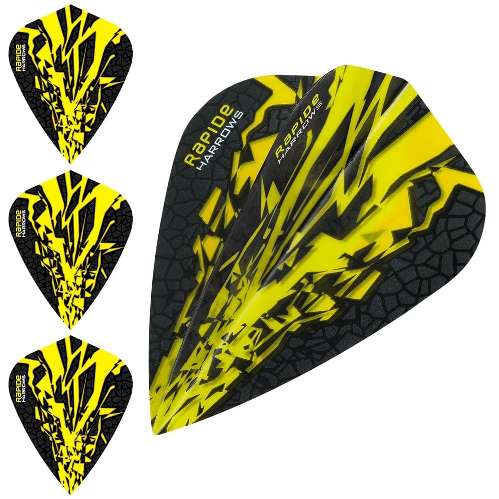 *Harrows Rapide X Dart Flights - Kite Shape - Rapide-X