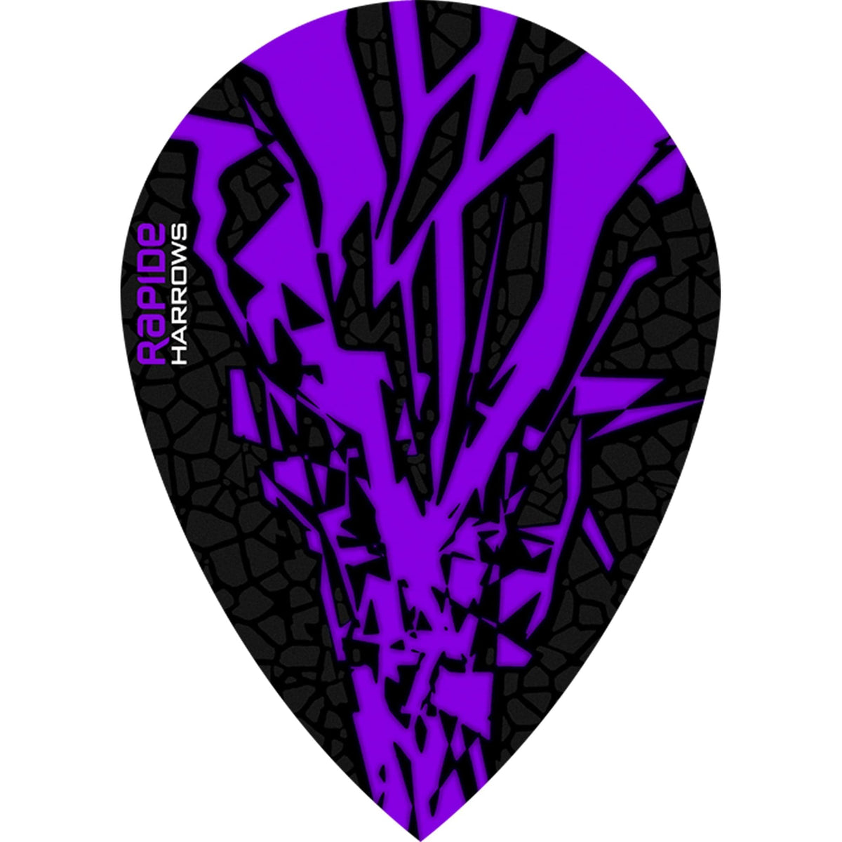 *Harrows Rapide X Dart Flights - Pear Shape - Rapide-X Purple