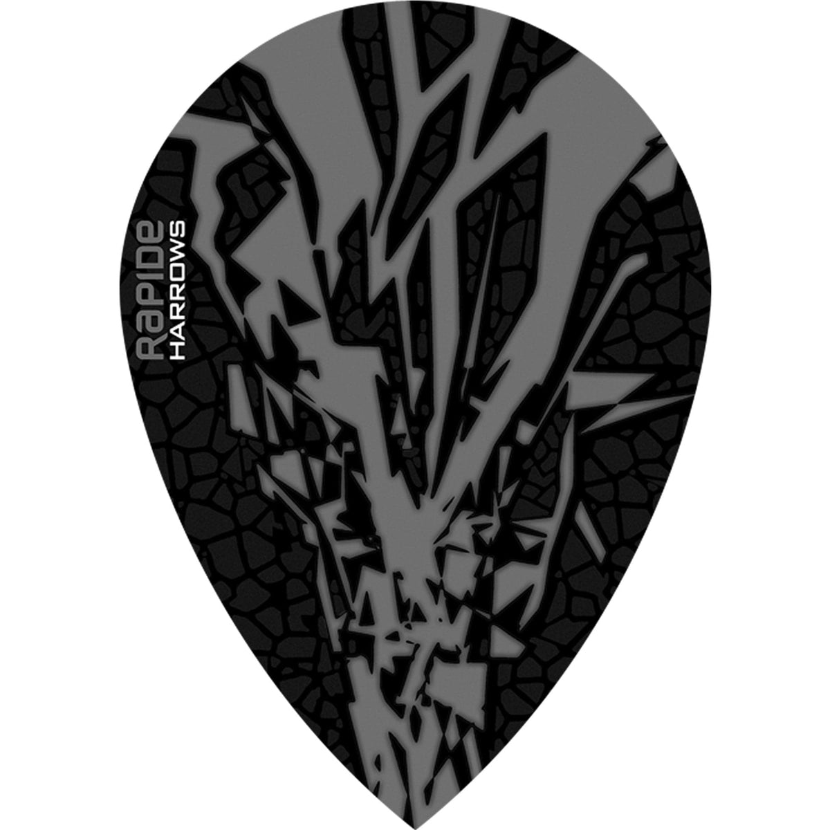 *Harrows Rapide X Dart Flights - Pear Shape - Rapide-X Smokey