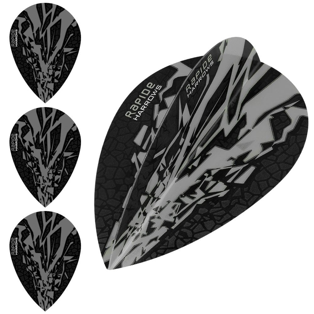 *Harrows Rapide X Dart Flights - Pear Shape - Rapide-X